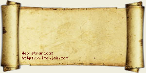 Jakov Unić vizit kartica